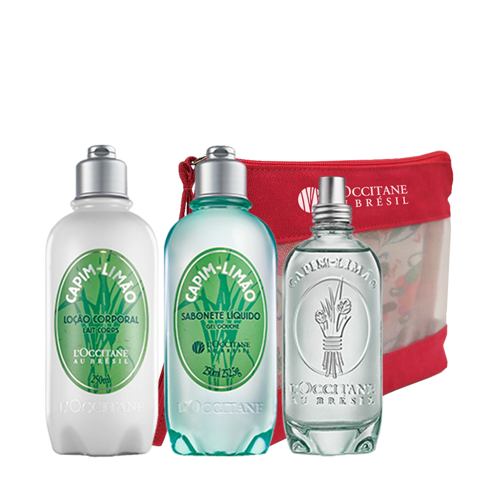 Combo Capim-Limão: Fragrância, Loção, Sabonete e Nécessaire, ,  large image number 0